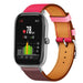 Xiaomi Amazfit GTS leren bandje (knalroze/roodbruin)