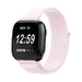 Fitbit Versa (2) nylon band (lichtroze)