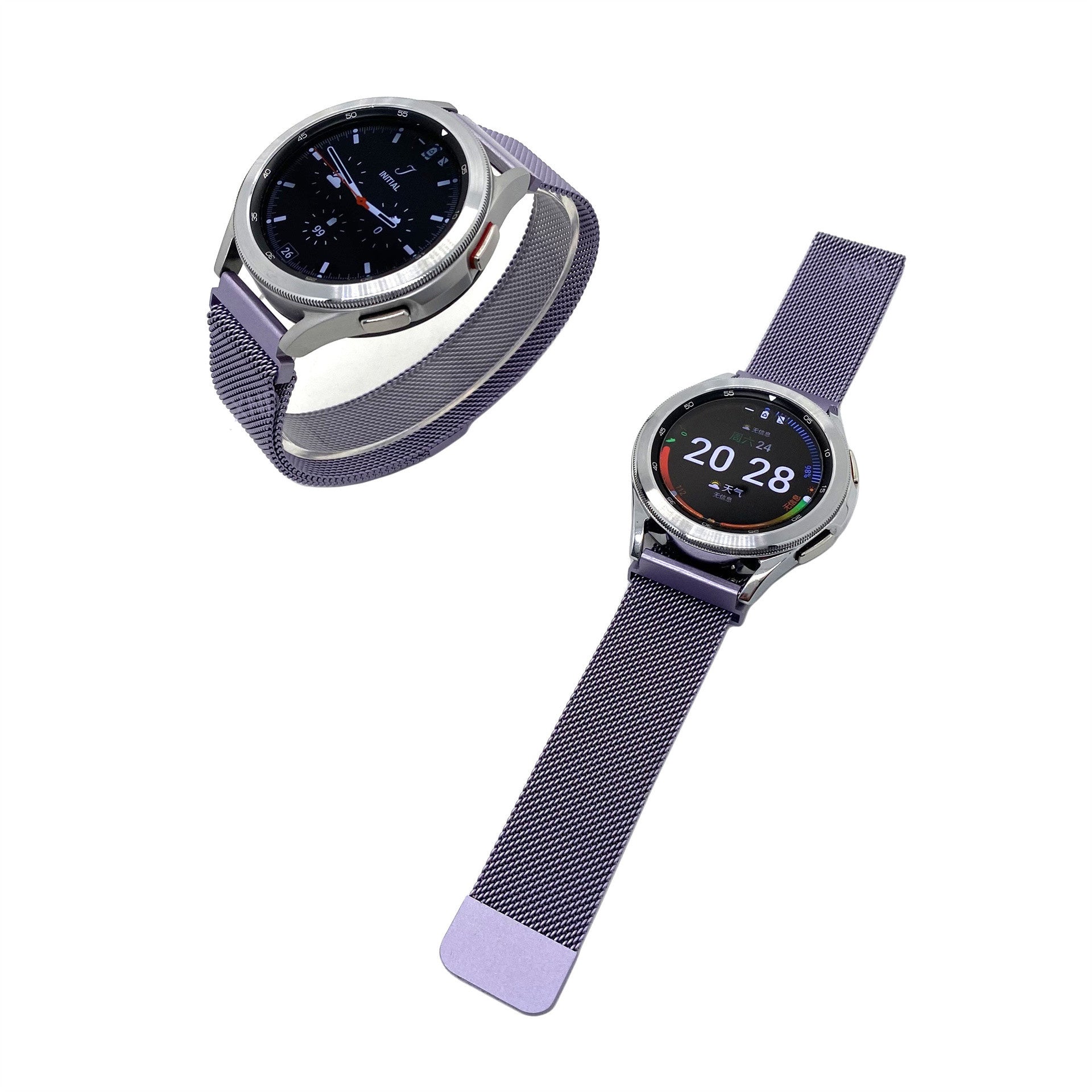 Samsung Galaxy Watch 3 Milanese band 41mm (lichtpaars)