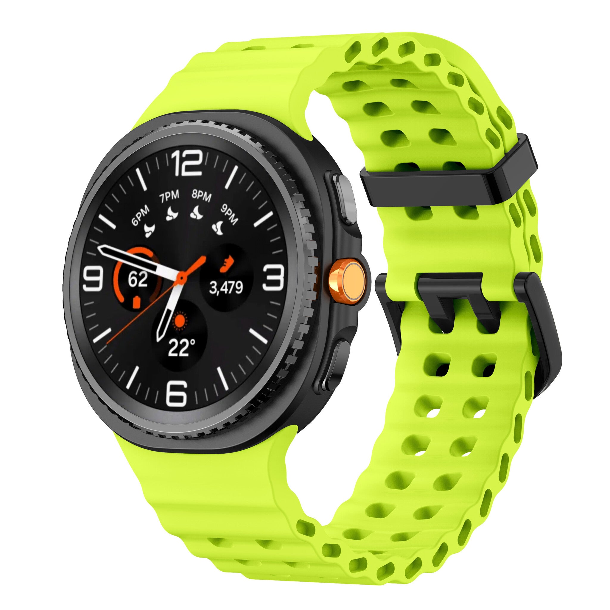 Samsung Galaxy Watch 9 - 44mm Ocean bandje (lime)