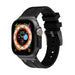 Apple Watch Ultra luxe liquid silicone band (zwart)