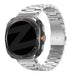 Bandz Samsung Galaxy Watch Ultra stalen schakel band 