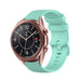 Samsung Galaxy Watch 3 41mm Luxe Siliconen bandje (aqua)