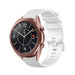 Samsung Galaxy Watch 3 41mm Luxe Siliconen bandje (wit)