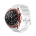 Samsung Galaxy Watch 3 41mm Luxe Siliconen bandje (wit)