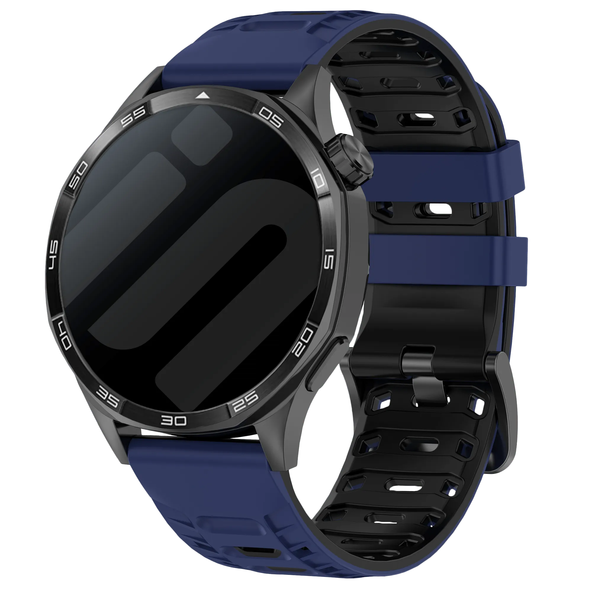 Motorola Moto Watch - 47mm mecha sport band (donkerblauw/zwart)