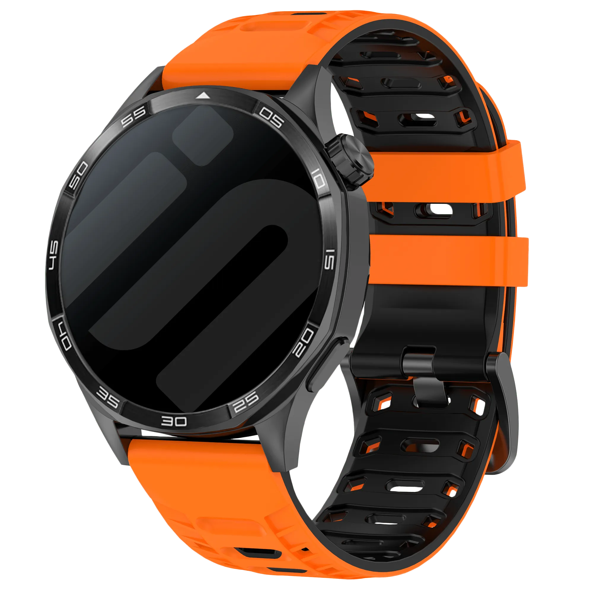 Fossil Gen 5 Mecha Sport Strap (Orange/Black)