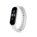 Xiaomi Mi Band 6  siliconen bandje (wit)
