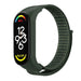 Xiaomi Mi Band 7 nylon bandje (legergroen)