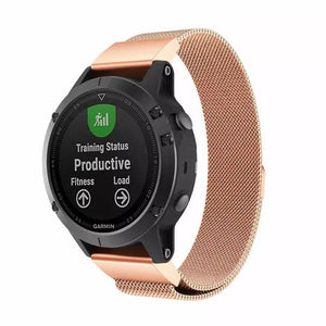 Garmin Approach S70 - 47mm Milanese band (rosé goud)