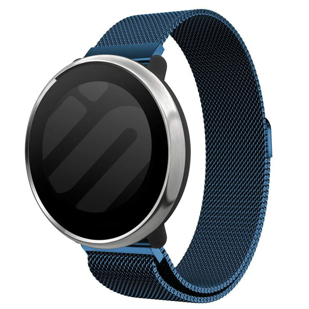 Coros Pace 4 Milanese band (blauw)