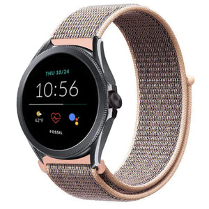 Nylon Strap, on a watch, 3/4 front view
