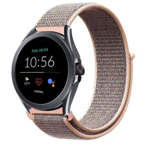 Nylon Strap, on a watch, 3/4 front view