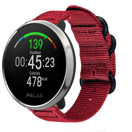 nylon-gesp-band-rood