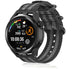Huawei Watch GT nylon gesp band (zwart/grijs)