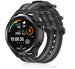Huawei Watch GT nylon gesp band (zwart/grijs)