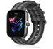Amazfit GTS 3 nylon gesp band (zwart/grijs)