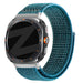 Bandz Samsung Galaxy Watch Ultra nylon loop band (blauwgroen)