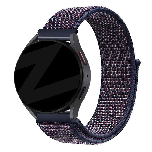 Bandz Garmin Vivomove Style Nylon Loop Strap (Indigo Blue)