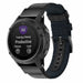 Garmin Fenix 5 / 6 nylon hybrid bandje (blauw)