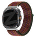 Bandz Samsung Galaxy Watch Ultra nylon loop band (groen mix)