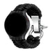Siltcon Auréa nylon rope bandje (zwart)