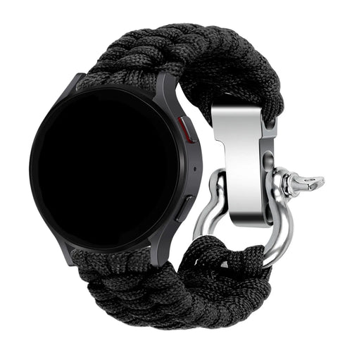Amazfit Bip 6 Nylon Rope Strap (Black)