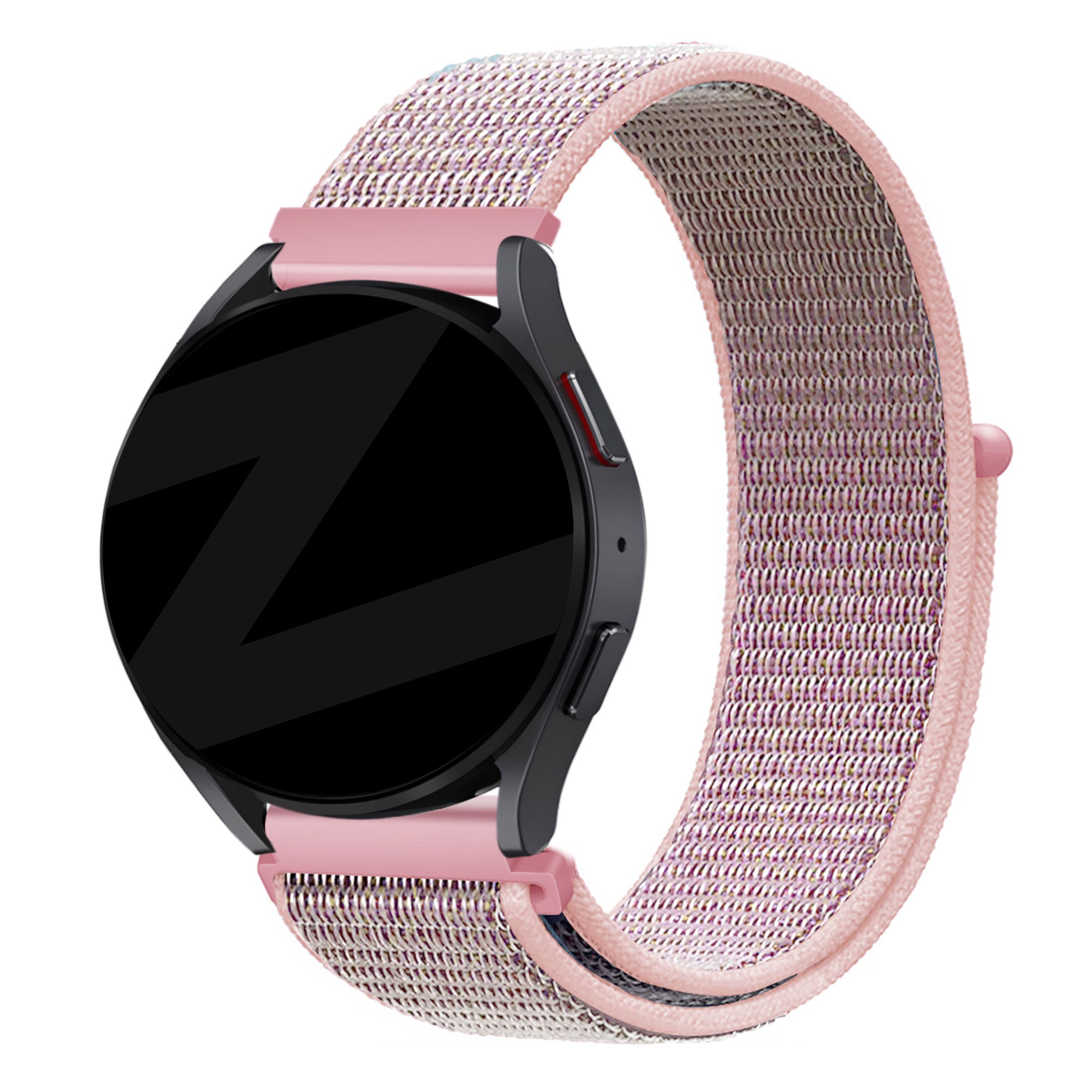 Bandz Garmin Vivomove Trend nylon loop band (roze)