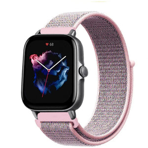 Nylon Strap, on a watch, 3/4 front view