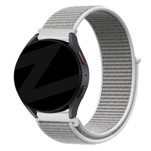 Bandz Amazfit Active 2 nylon loop band (grijs)