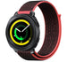 Samsung Gear Sport Nylon Strap (Black/Coral)