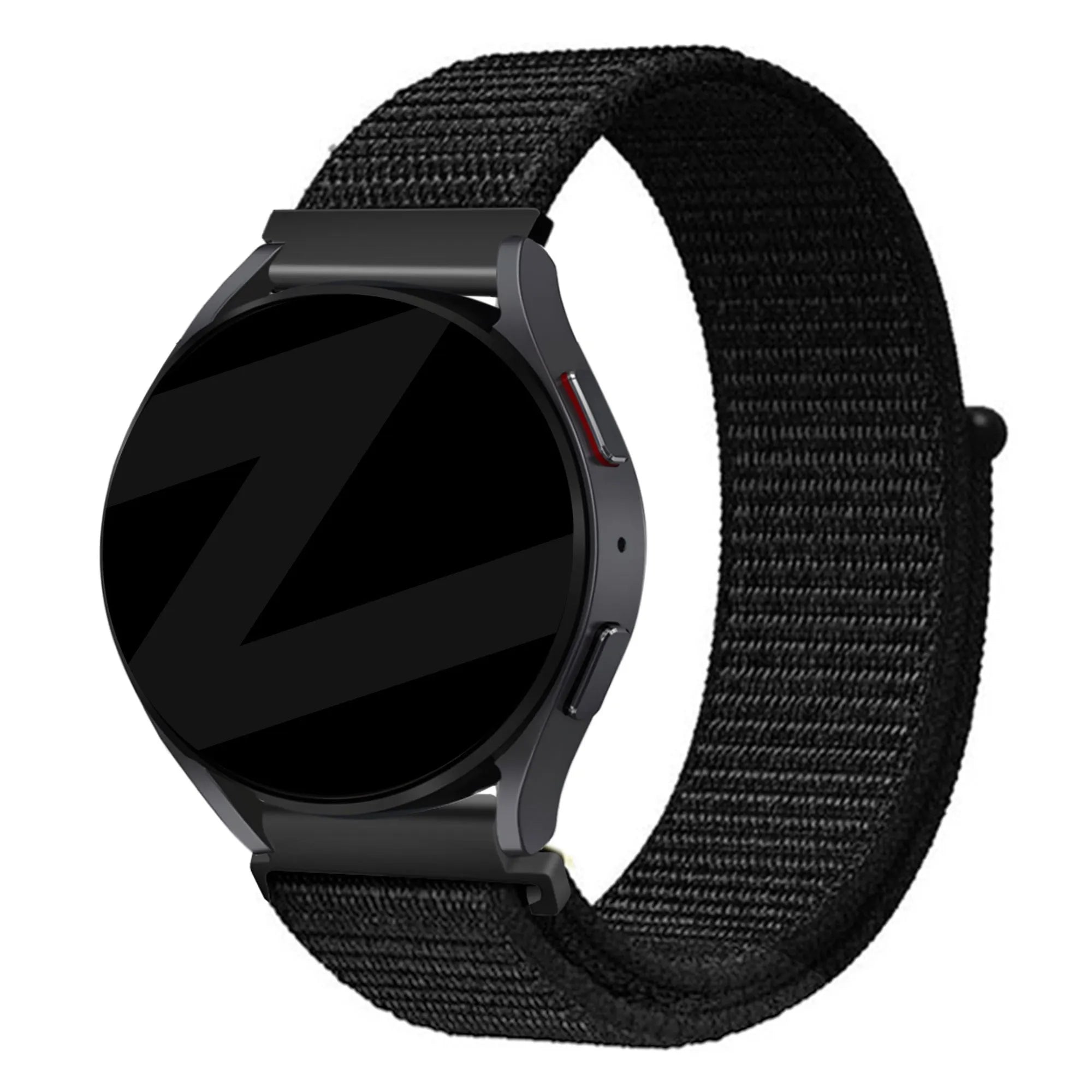 Bandz Amazfit Balance 2 nylon loop band (zwart)