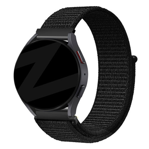 Bandz Redmi Watch 5 Active nylon loop band (zwart)