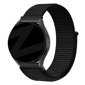Bandz Garmin Vivomove Style Nylon Loop Strap (Black)