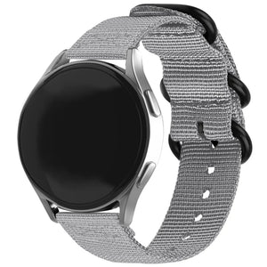 Withings ScanWatch Nova nylon gesp band (grijs)