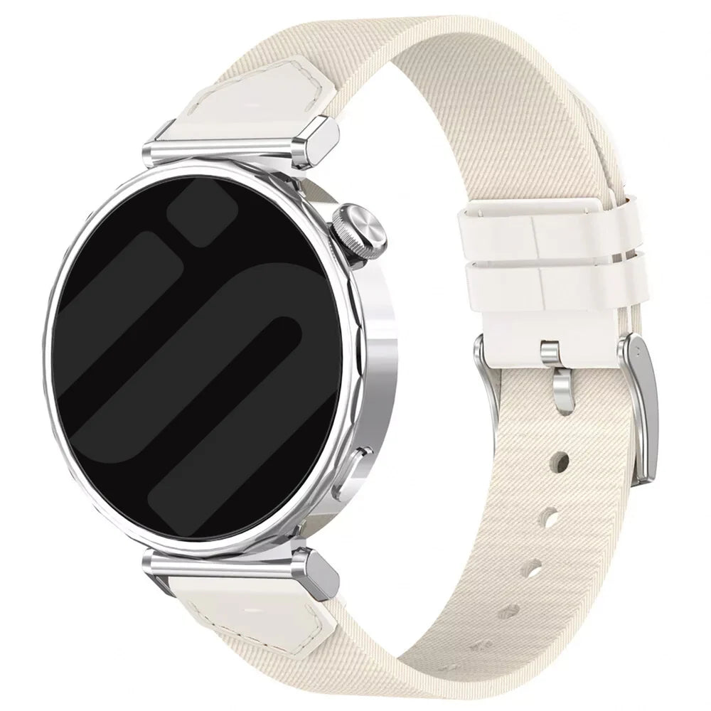 Zenwatch Venice Pro nylon hybrid bandje (sterrenlicht)