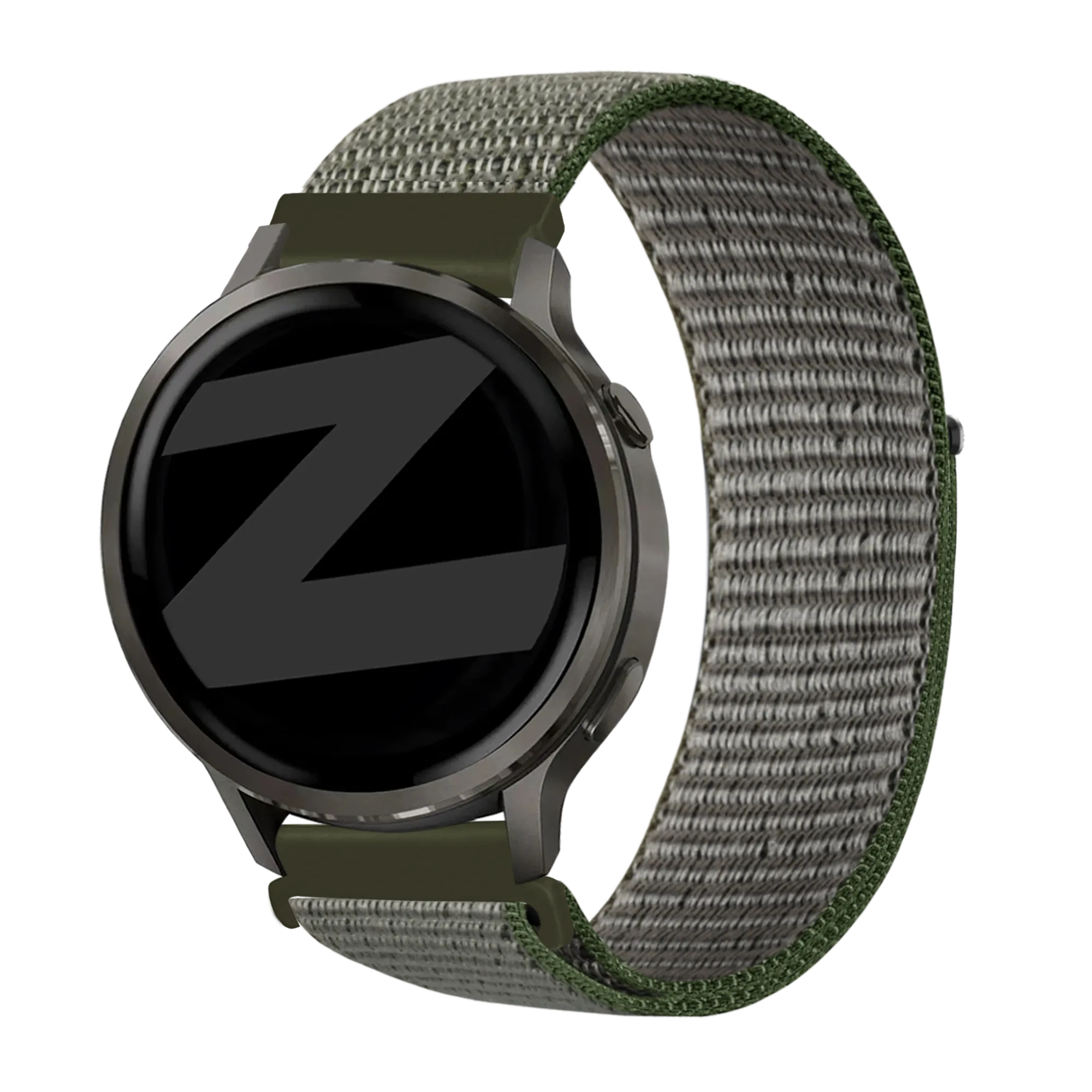 Bandz Garmin Approach S44 Nylon Loop Strap (Olive Green)