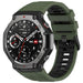 Amazfit T-Rex 3 siliconen sport bandje (olijfgroen/zwart)