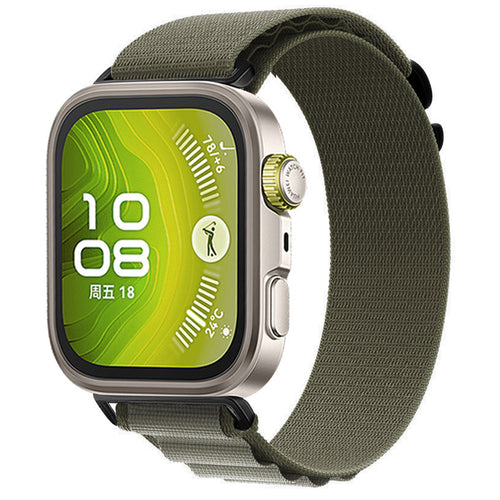 Huawei Watch Fit 5 Pro Alpine Nylon Strap (Olive Green)