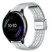 OnePlus Watch roestvrij stalen band (zilver)