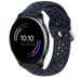 OnePlus Watch siliconen bandje met gaatjes (donkerblauw)