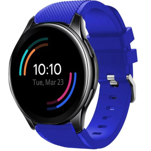 oneplus-watch-siliconen-bandje-blauw