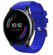 OnePlus Watch siliconen bandje (blauw)