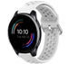 OnePlus Watch siliconen bandje met gaatjes (wit)