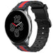 OnePlus Watch Special Edition band (zwart/rood)