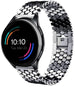 OnePlus Watch stalen vis band (zwart)
