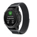 Garmin Fenix 3 Milanese band (zwart)