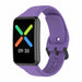 Oppo Watch Free siliconen bandje (paars)