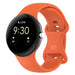 Google Pixel Watch 3 - 45mm Classic siliconen bandje (oranje)
