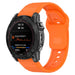 Garmin Quatix 3 / 6x / 7x Solar outdoor siliconen band (oranje)
